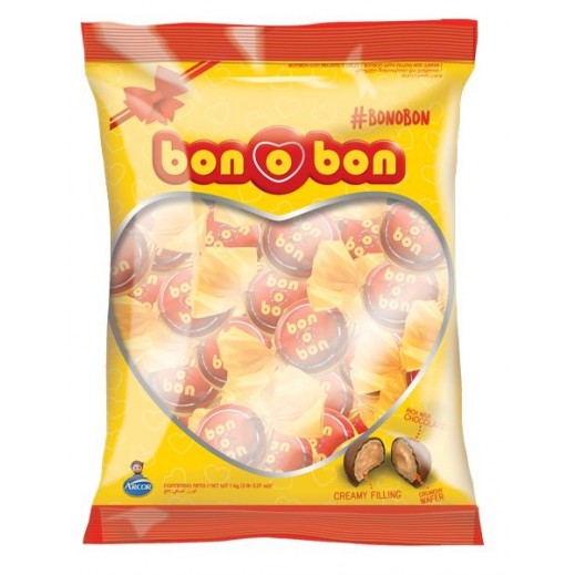 أركور - كيس حلوى ويفر بون أو بون بشوكولاتة الحليب 1 كجم