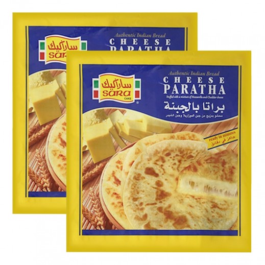 سارة كيك خبز باراتا بالجبنة 4 قطع 2 × 400 جم