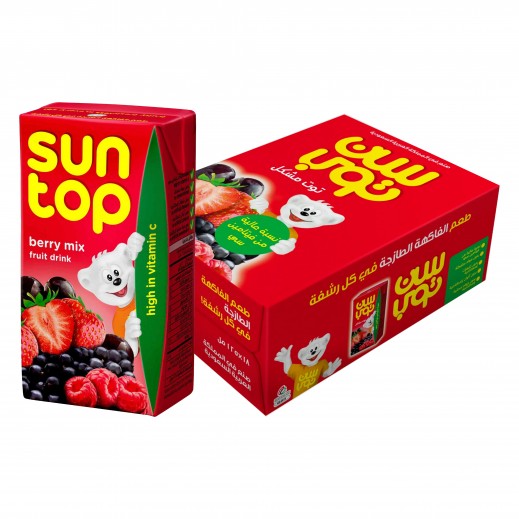 سن توب عصير بخليط التوت 18 × 125 مل
