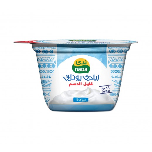 ندى - زبادي يوناني قليل الدسم - 160 جم - يتم التوصيل بواسطة توصيل فاست