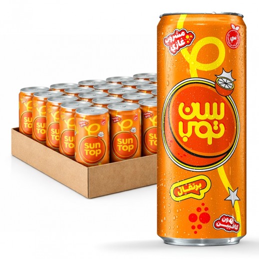 سن توب مشروب غازي بنكهة البرتقال 30 × 240 مل