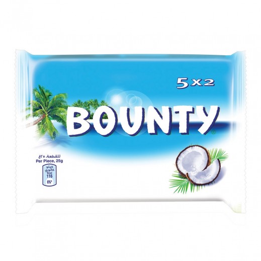 باونتي توين بار شوكولاتة 5 عبوات × 50 جم - يتم التوصيل بواسطة توصيل فاست