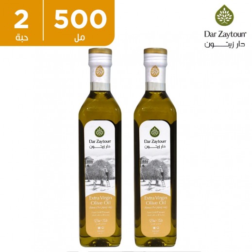 دار زيتون زيت زيتون بكر ممتاز 2 × 500 مل  