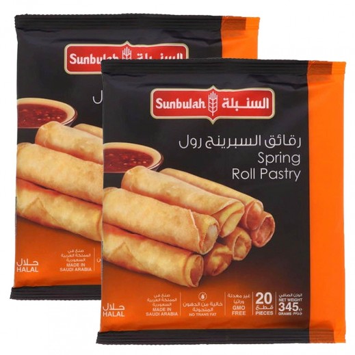 السنبلة عجينة سبرينج رول حجم كبير 2 × 345 جم