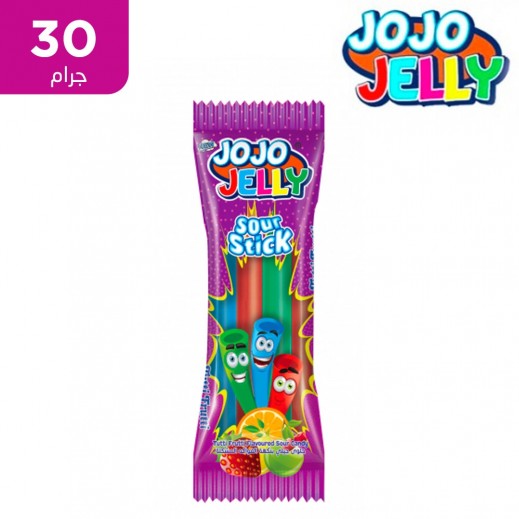 جوجو جيلي فيز عصا الفراولة الحامضة 30 جم - يتم التوصيل بواسطة توصيل فاست