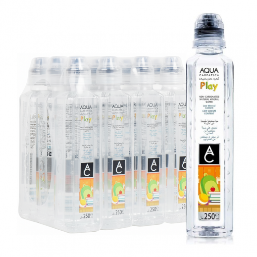 أكوا كارباتيكا - مياه شرب بلاي معدنية طبيعية غير غازية 12 × 250 مل