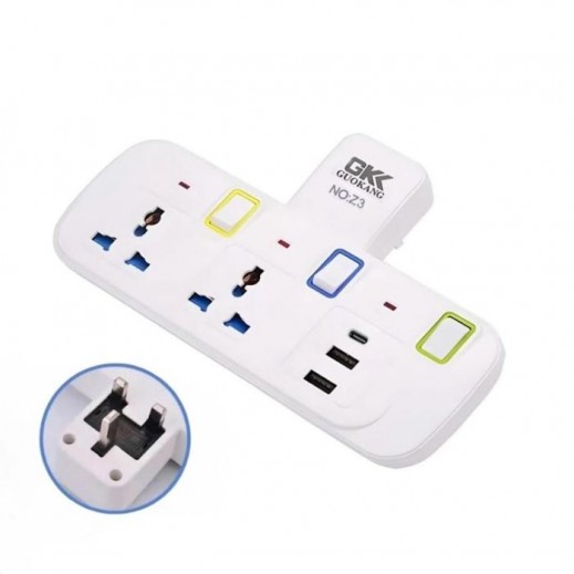 جى كى مقبس طاقة Kuokang مع منفذ USB