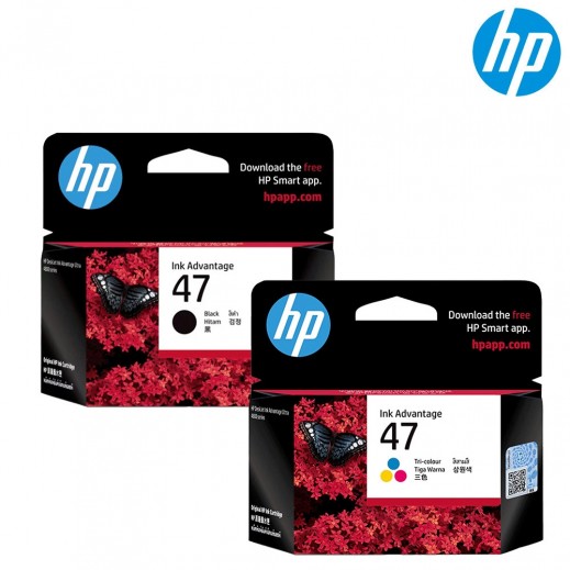 اتش بي خرطوشة حبر 47 الأصلية 4828  - يتم التوصيل بواسطة توصيل فاست