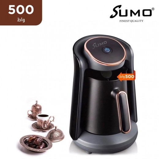 سومو – 500 واط ماكينة القهوة التركية 4 أكواب – اسود - يتم التوصيل بواسطة توصيل فاست