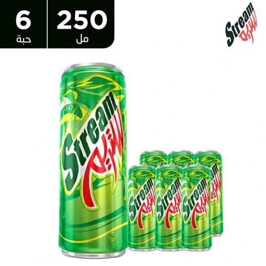 ستريم مشروب غازي ليمون 6 × 250 مل - يتم التوصيل بواسطة توصيل فاست