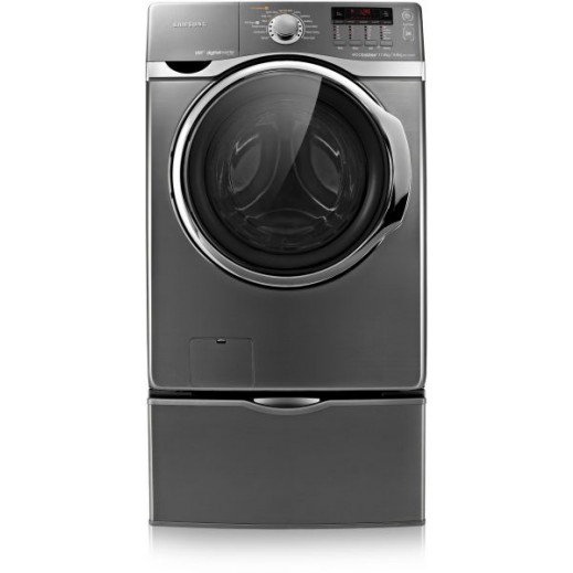 Samsung Front Loading Washing Machine 17 kg And Dryer 9 kg Silver WD1172XVM