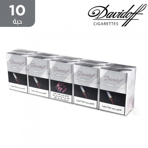 دافيدوف - سجائر إيفولف سيلفر - كرتون  - يتم التوصيل بواسطة توصيل فاست