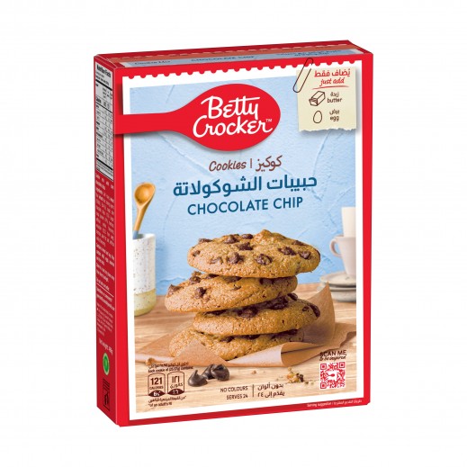 بيتي كروكر – خليط الكوكيز بقطع الشوكولاتة 496 جم - يتم التوصيل بواسطة توصيل فاست