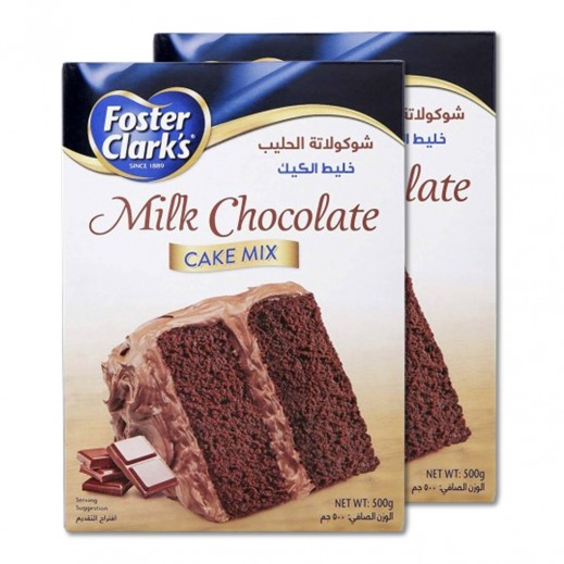 فوستر كلاركس خليط كيك الشوكولاتة والحليب 2 × 500 جم
