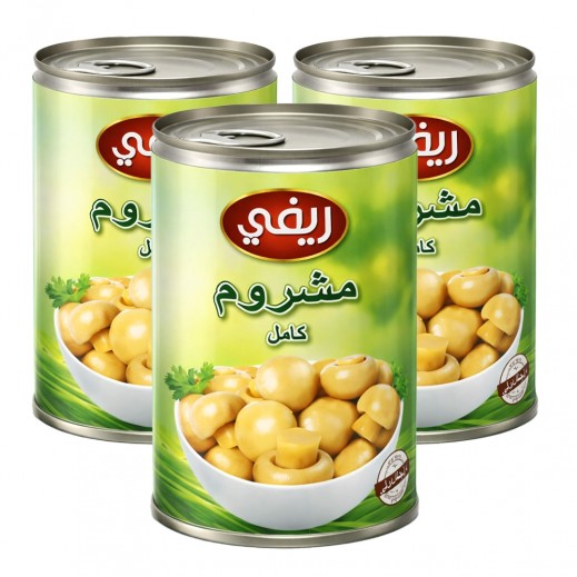ريفي علبة فطر كامل 3× 425 جم 
