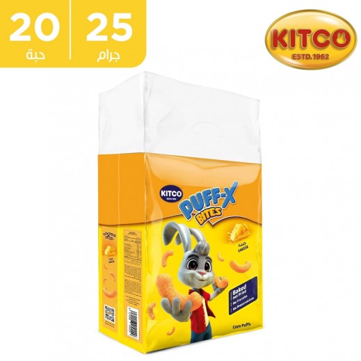 كيتكو - بايتس سناك ذرة بالجبنة الطبيعية 20 × 25 جم - يتم التوصيل بواسطة توصيل فاست