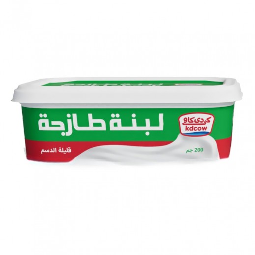 كي دي كاو - لبنة طازجة قليلة الدسم 200 جم - يتم التوصيل بواسطة توصيل فاست