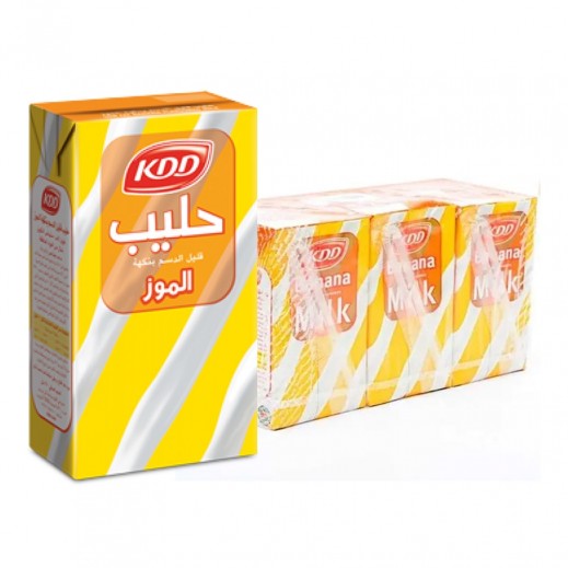 كى دى دى – حليب بنكهة الموز 250 مل ( 6 حبة ) - يتم التوصيل بواسطة توصيل فاست