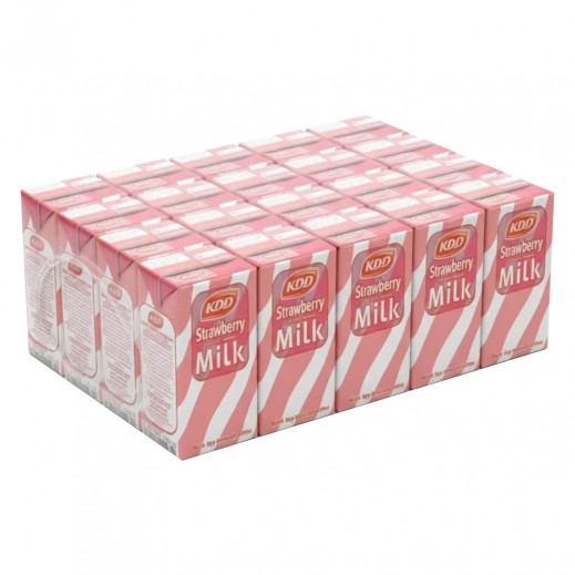كى دى دى حليب بنكهة الفراولة 250 مل ( 24 حبة )