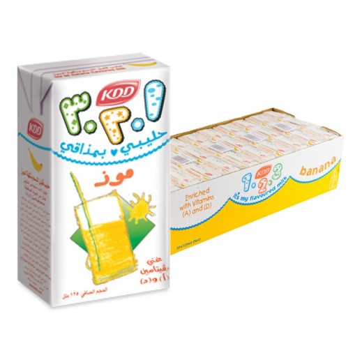كى دى دى – حليب بنكهة الموز 125 مل ( 30 حبة )
