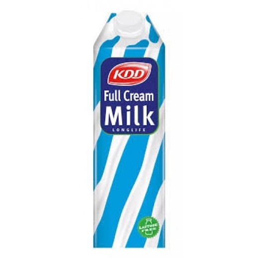 كي دي دي حليب كامل الدسم خالي من اللاكتوز 1 لتر - يتم التوصيل بواسطة توصيل فاست