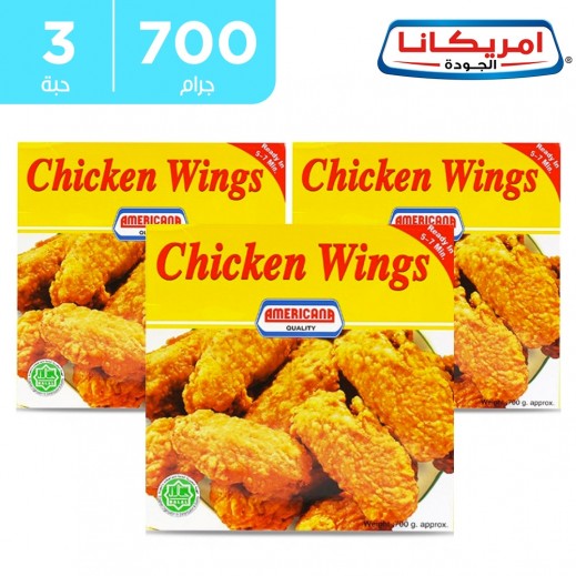 Americana Chicken Wings 3 x 700 g