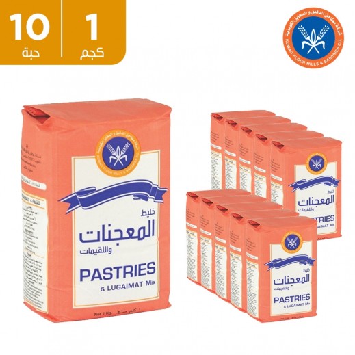 المطاحن – خليط المعجنات واللقيمات 10×1 كجم   
