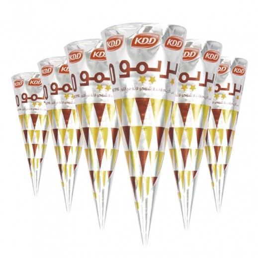 كي دي دي آيس كريم بريمو بالشوكولاتة والفانيلا مع اللوز 6 × 100 مل  - يتم التوصيل بواسطة توصيل فاست