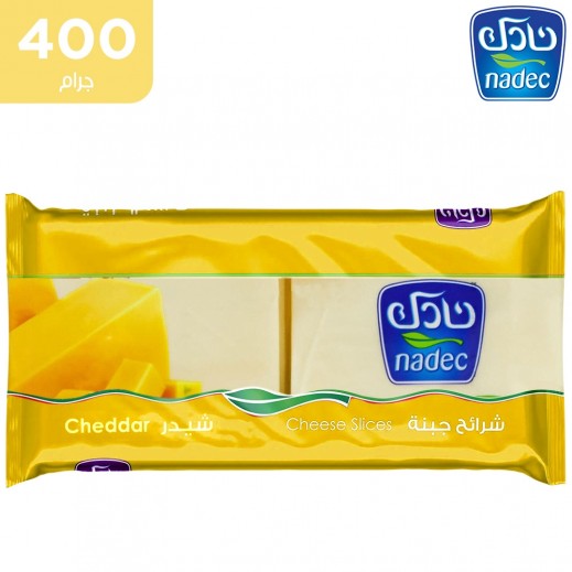 نادك شرائح جبنة شيدر 400 جم - يتم التوصيل بواسطة توصيل فاست