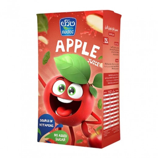 نادك عصير تفاح طويل الأمد 125 مل  - يتم التوصيل بواسطة توصيل فاست