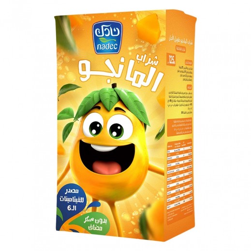 نادك عصير مانجو طويل الأمد 125 مل  - يتم التوصيل بواسطة توصيل فاست