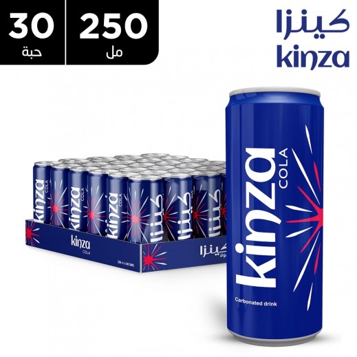 كينزا - مشروب غازي بنكهة الكولا 30 × 250 مل  - يتم التوصيل بواسطة توصيل فاست