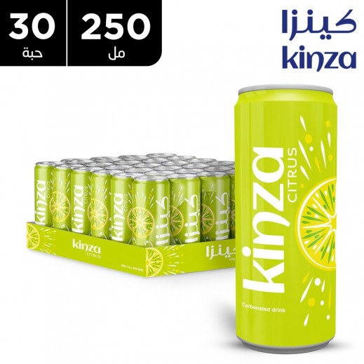 كينزا - مشروب غازي بنكهة الحمضيات 30 × 250 مل  - يتم التوصيل بواسطة توصيل فاست