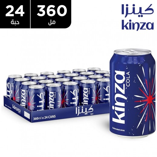 كينزا - مشروب غازي كولا 24×360 مل - يتم التوصيل بواسطة توصيل فاست