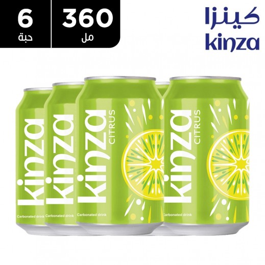كينزا - مشروب غازي حمضيات 6 × 360 مل - يتم التوصيل بواسطة توصيل فاست