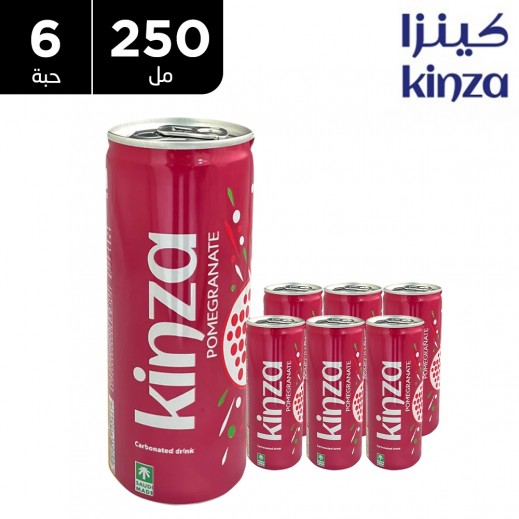 كينزا - مشروب غازي رمان 6 × 250 مل - يتم التوصيل بواسطة توصيل فاست