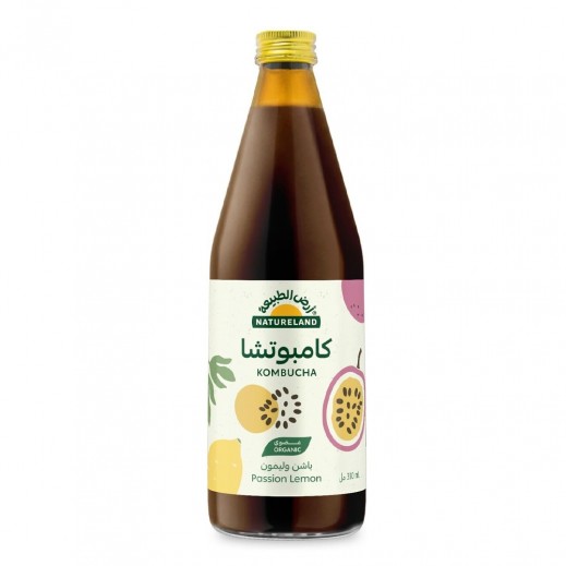 أرض الطبيعة مشروب كومبوتشا بنكهة الليمون 330 مل