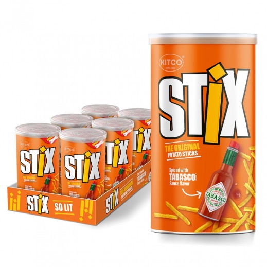 كتكو - عيدان بطاطا ستيكس بنكهة صلصة التاباسكو 6 × 45 جم 