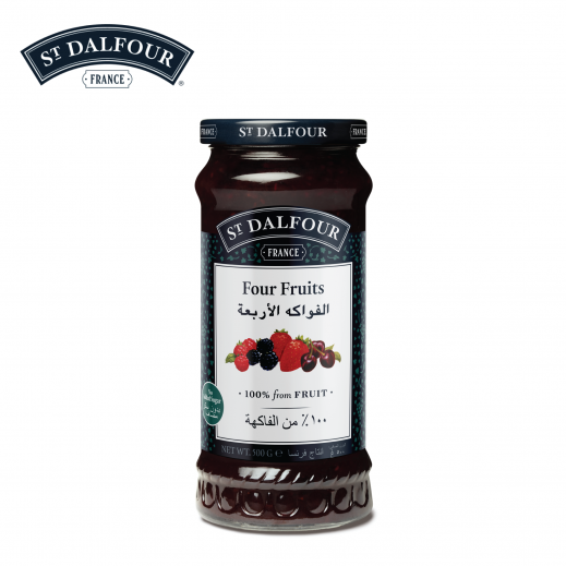 سان دالفور - مربى الفواكه الأربعة دون سكر مضاف 500 جم  