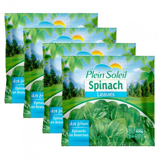بلان سولاي - أوراق سبانخ مجمدة 4 × 400 جم