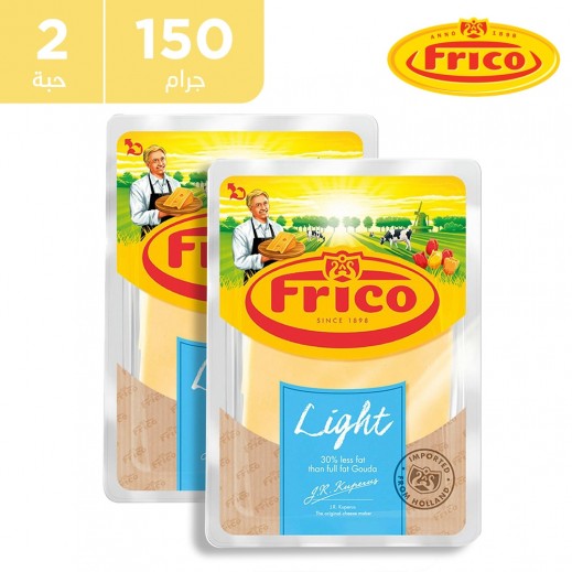 شرائح جبنة جودا قليلة الدسم من فريكو ( 2 × 150 جم) - يتم التوصيل بواسطة توصيل فاست