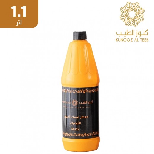 كنوز الطيب - معطر الارضيات بالمسك 1.1 لتر - يتم التوصيل بواسطة توصيل فاست