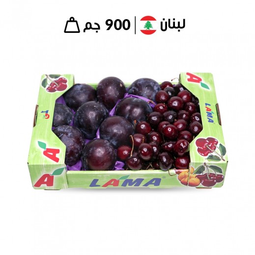 لاما برقوق أحمر وكرز لبناني علبة 900 جم تقريبًا