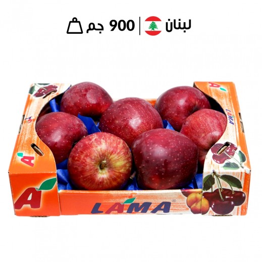 لاما علبة تفاح أحمر لبناني 900 جم تقريبًا - يتم التوصيل بواسطة توصيل فاست