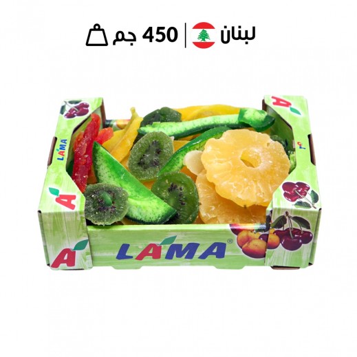 لاما فواكه لبنانية مجففة مشكلة 450 جم تقريبًا