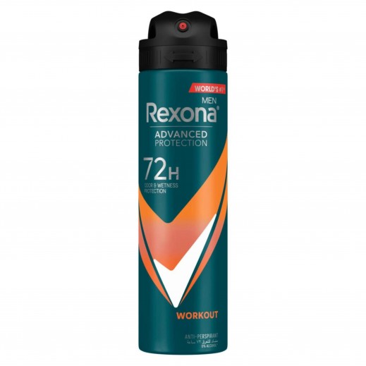 ريكسونا - بخاخ مزيل عرق ورك آوت الرجالي لحماية متطورة 150 مل 