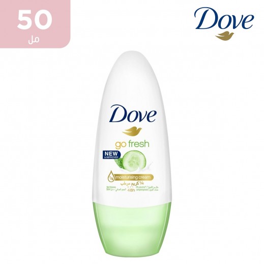 دوڤ - مزيل العرق رول أون بالخيار والشاي الأخضر 50 مل  - يتم التوصيل بواسطة توصيل فاست