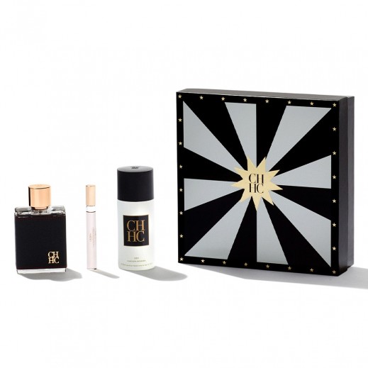 كارولينا هيريرا - طقم هدية للرجال مكون من عطرEDT (100 مل) + مزيل عرق (150 مل) + EDT (10 مل)