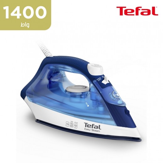 تيفال - كواية بخار 1400 واط - أبيض و أزرق  