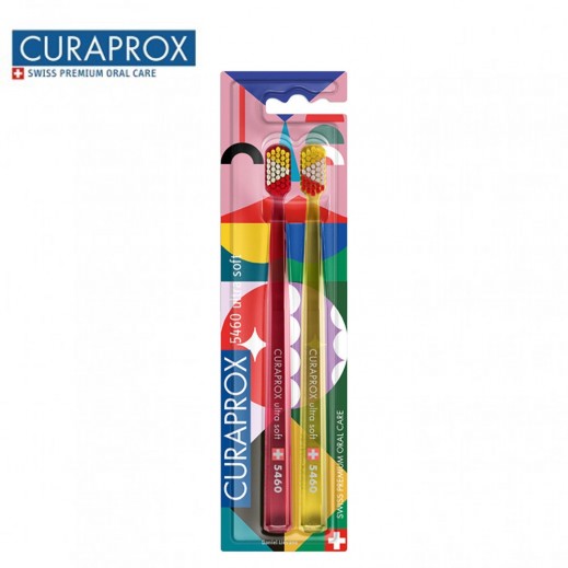 Curaprox CS 5460 Duo Power Smile Edition Toothbrush - يتم التوصيل بواسطة توصيل فاست